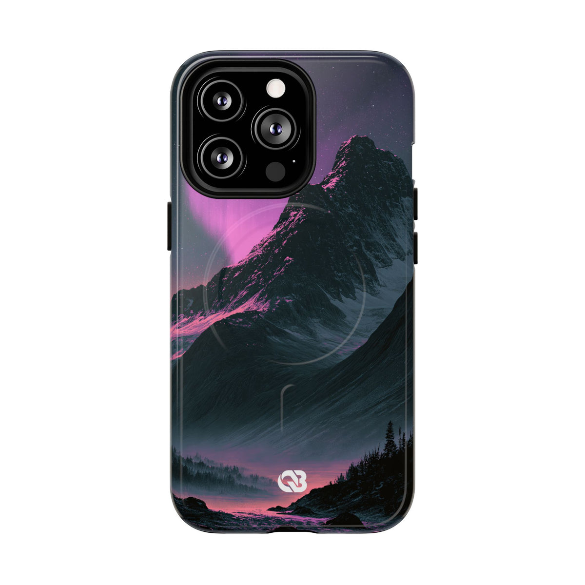 Arctic Aurora Summit · Tough 2.0 Magnetic Phone Case for iPhone · Black