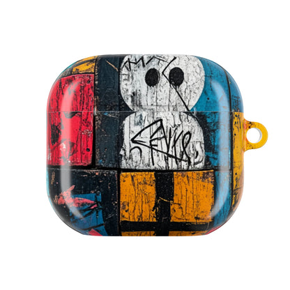 White Orb Graffiti - AirPods Case