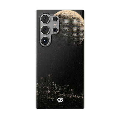 Lunar Metropolis Nocturne · Lite Phone Case for Samsung · Black