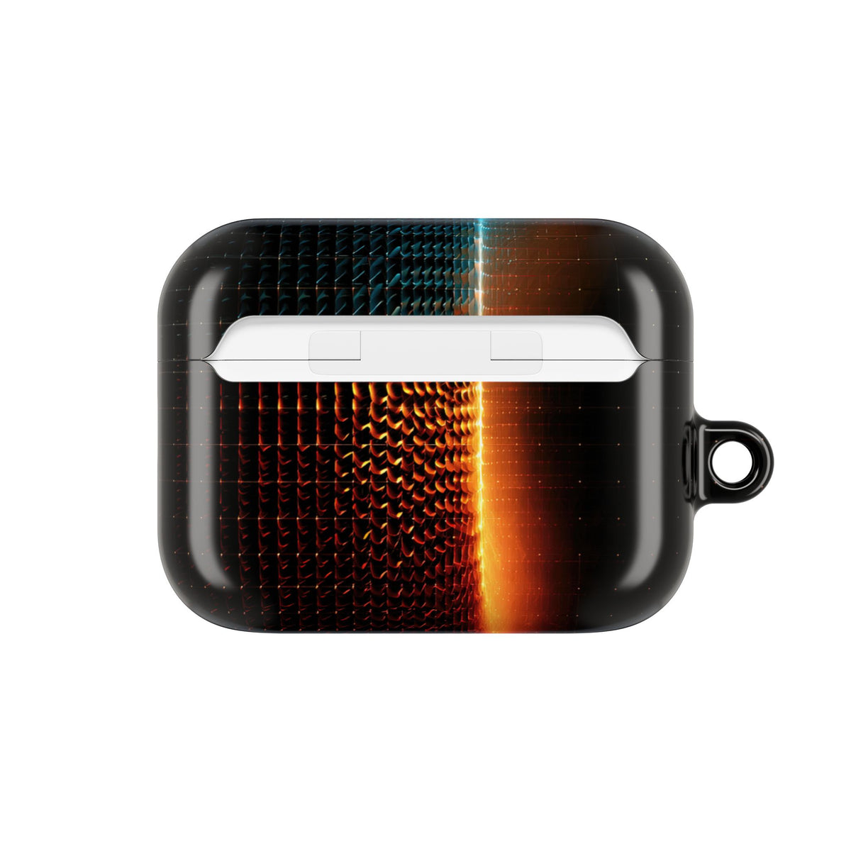 Luminous Refraction Grid · Hard Case for AirPods & AirPods Pro · Black