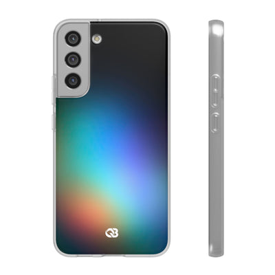 Black Lite Phone Case for Samsung - Electric Prism Grain