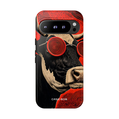 Hypnotic Cow Google Pixel 9 Pro Case - Tough