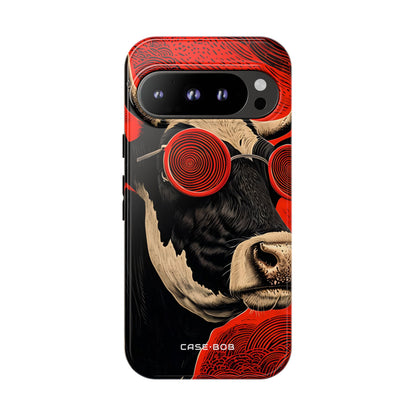 Hypnotic Cow Google Pixel 9 Pro Case - Tough