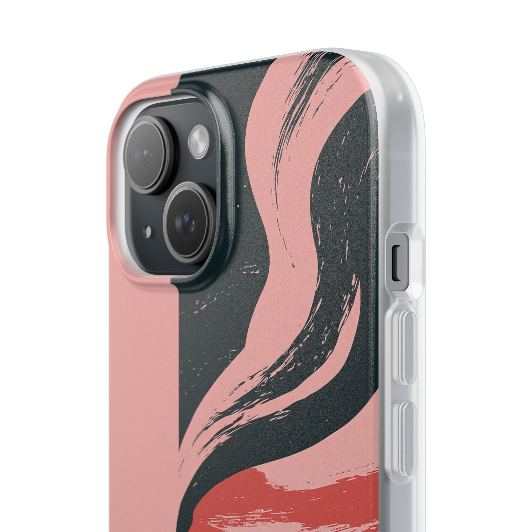 Pink Lite Phone Case for iPhone - Cinder Rose Plume
