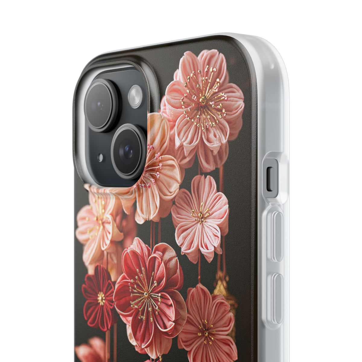 Silk Blossom Kanzashi · Lite Phone Case for iPhone ·  Pink