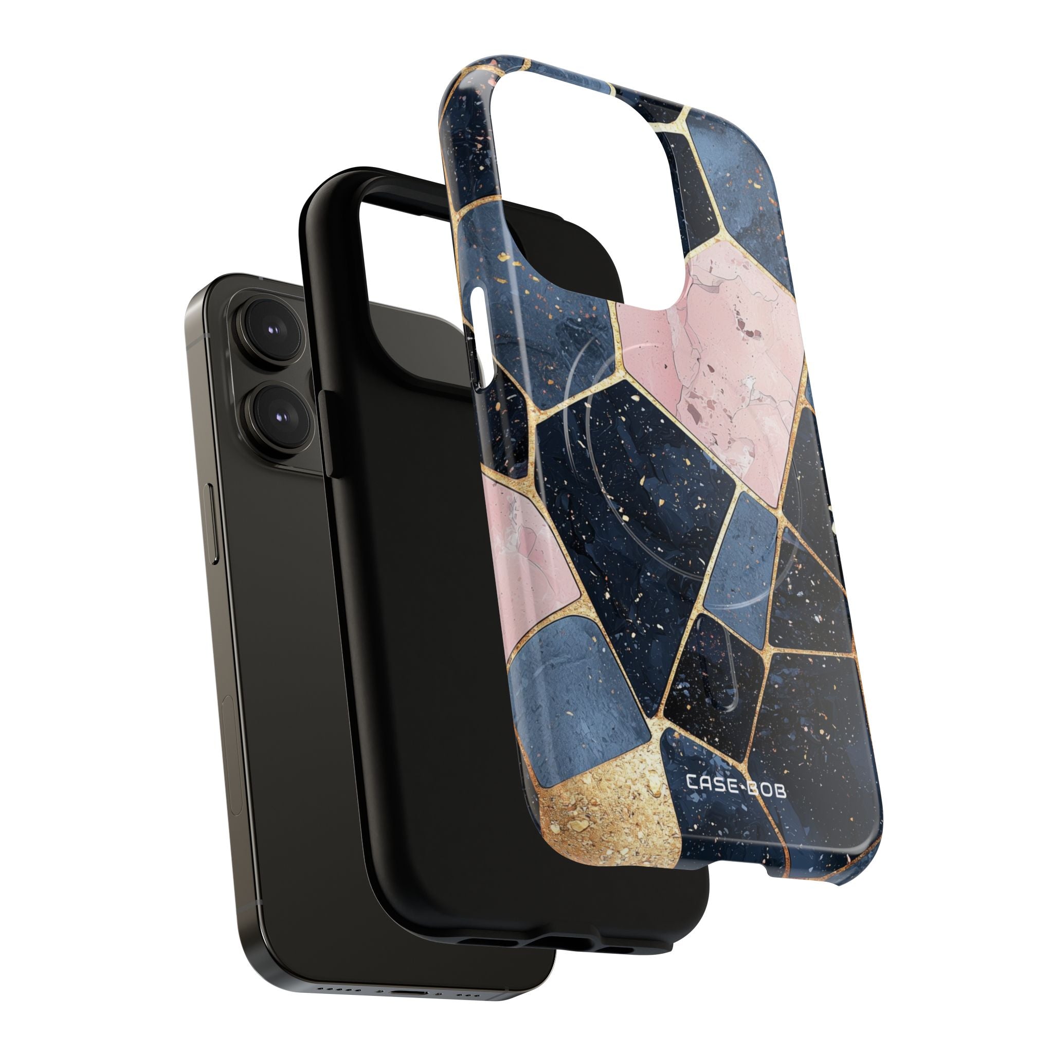 Golden Mosaic iPhone 14 Pro Case - Tough+