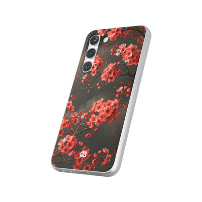 Dark Sakura Nocturne · Lite Phone Case for Samsung · Black