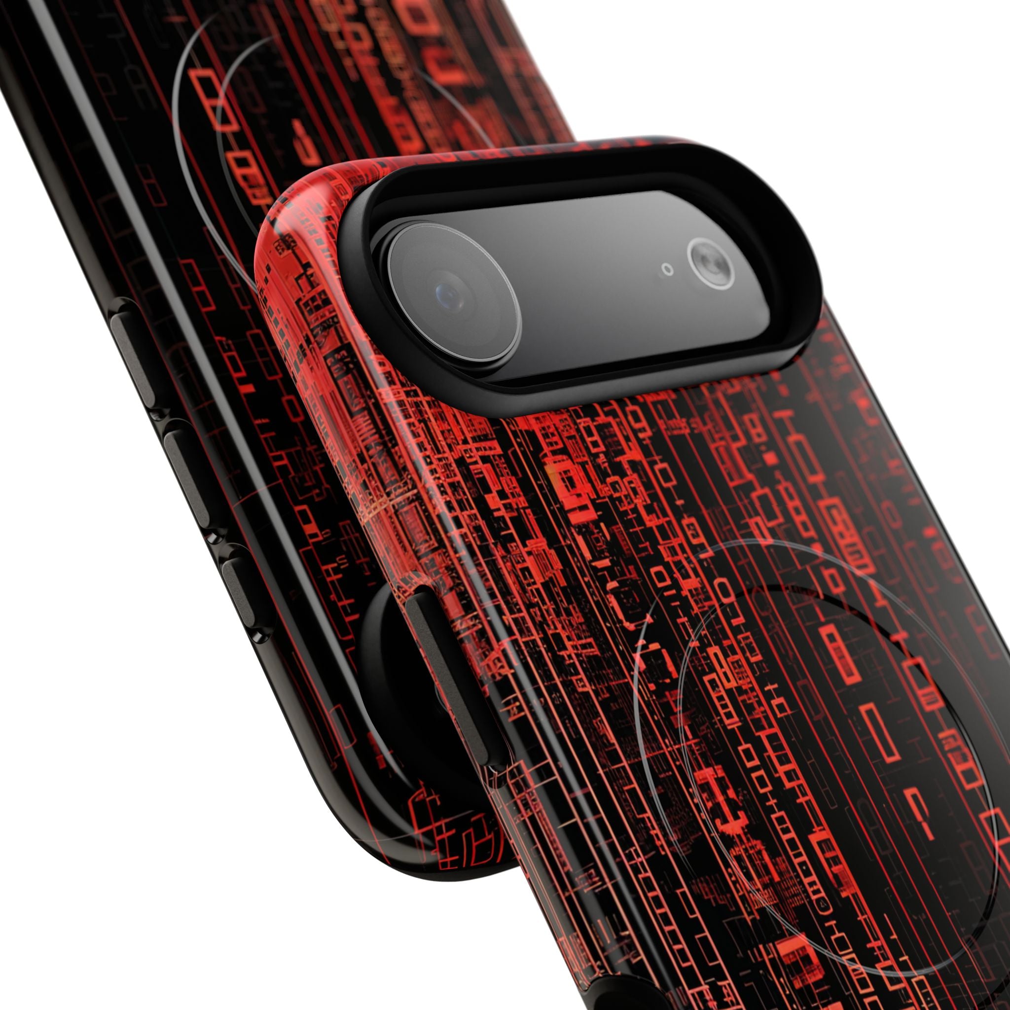 Crimson Glyphs iPhone 17 Air Case - Tough+ - CASE•BOB