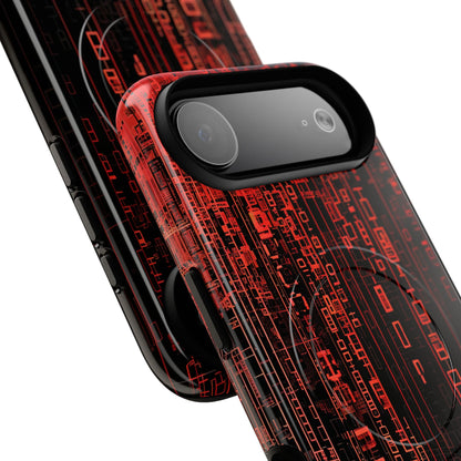 Crimson Glyphs iPhone 17 Air Case - Tough+ - CASE•BOB