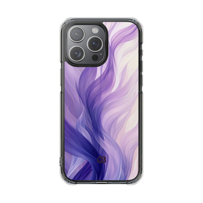 Amethyst Silk Waves · Impact Phone Case for iPhone · Magsafe