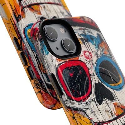 Vivid Graffiti Skull · Tough+ Handyhülle für iPhone · Magsafe