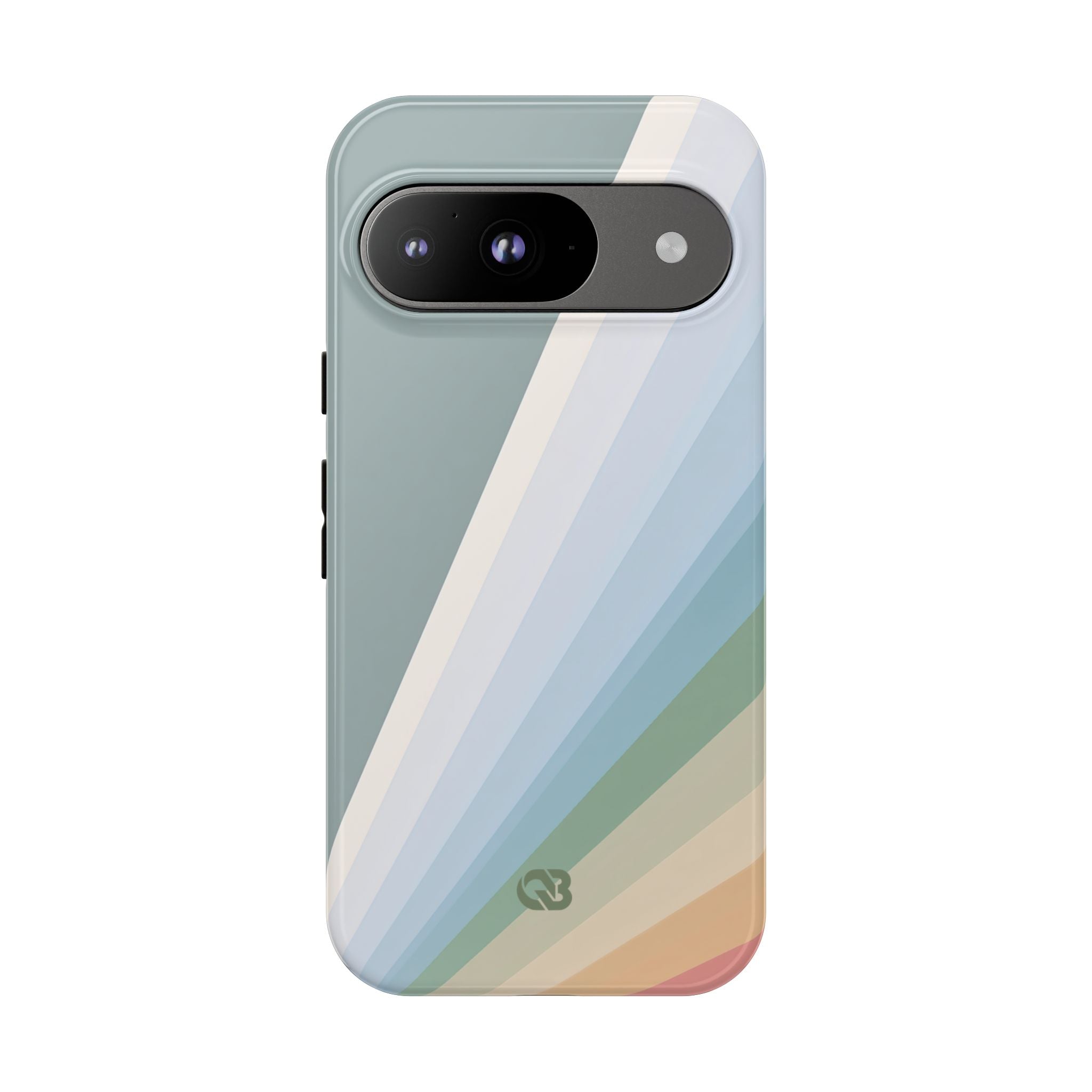 Green Tough Phone Case for Google Pixel - Sage Prism Beam