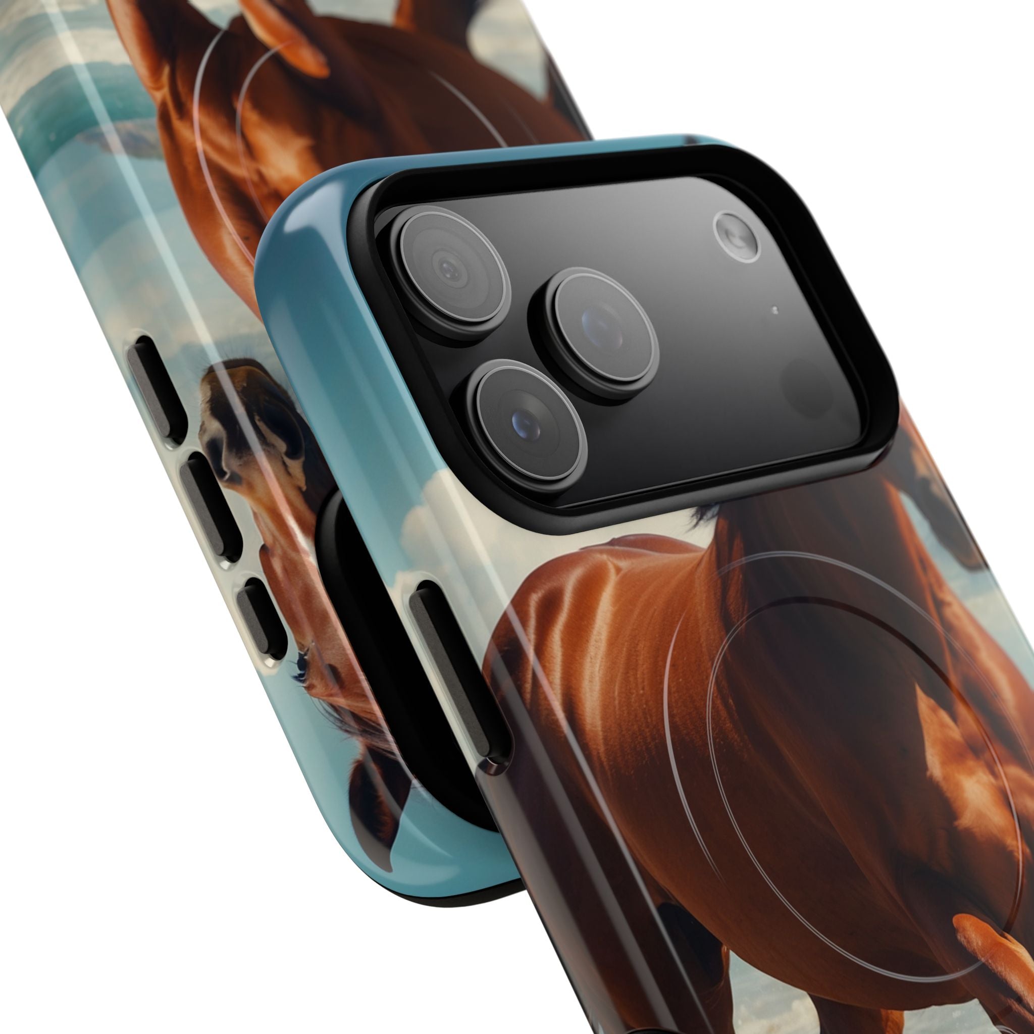 Blazing Horse iPhone 17 Pro Max Case - Tough+ - CASE•BOB