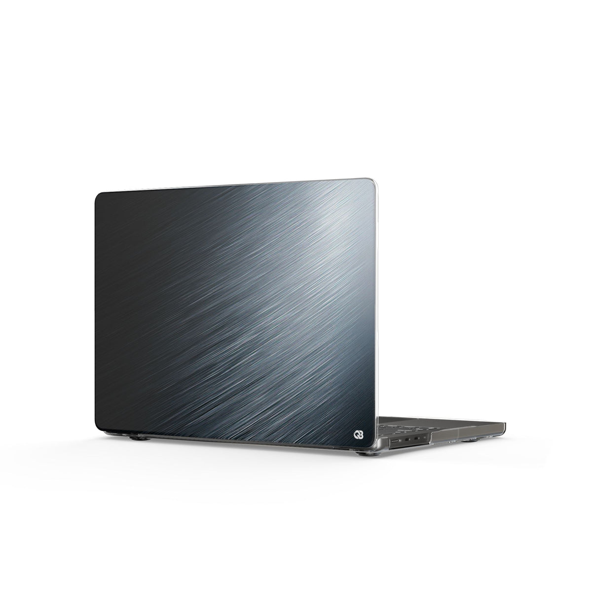 Brushed Obsidian Steel · Clear Hard Case for MacBook · Grey