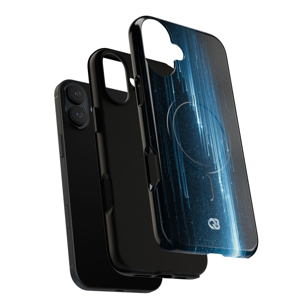 Nocturnal Cascade · Tough 2.0 Magnetic Phone Case for iPhone · Black