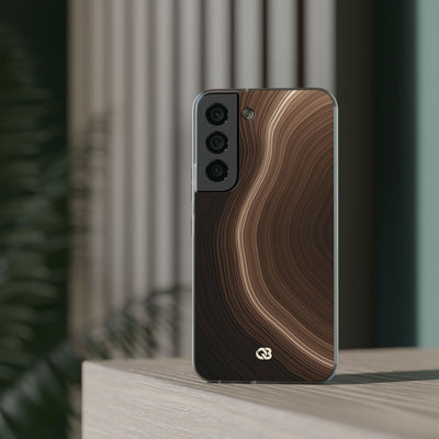 Umber Strata · Lite Phone Case for Samsung · Brown