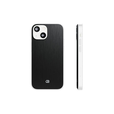 Obsidian Brushed Steel · Lite Phone Case for iPhone ·  Black
