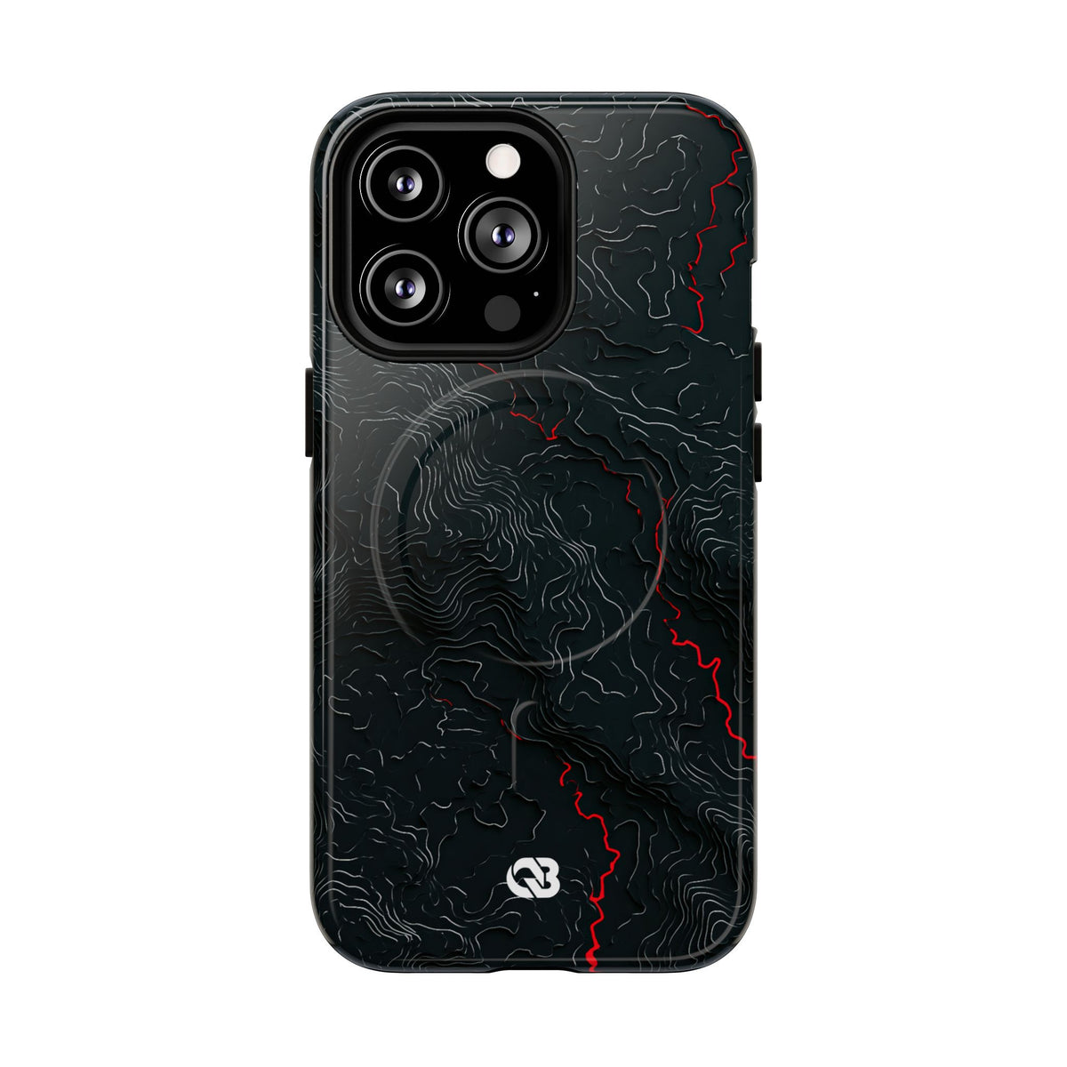 Crimson Rift · Tough 2.0 Magnetic Phone Case for iPhone · Black