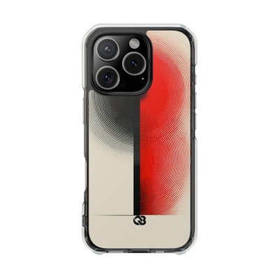 Red Impact MagSafe Phone Case for iPhone - Split Signal Red