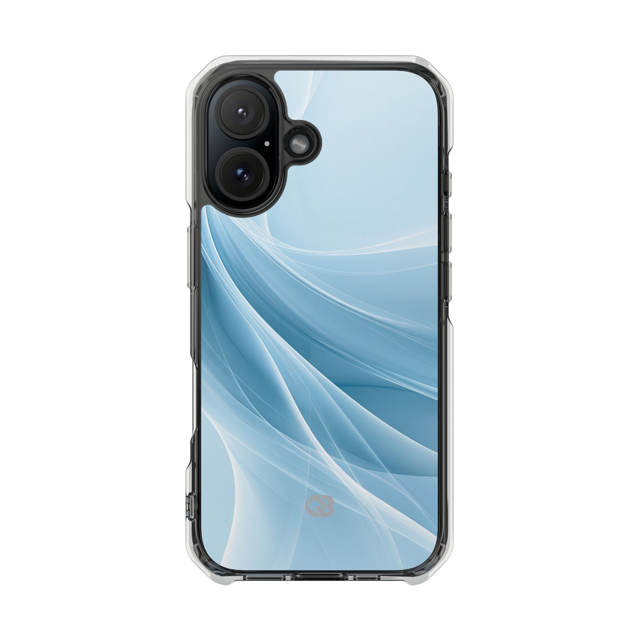 Blue Impact MagSafe Phone Case for iPhone - Arctic Silk Drift
