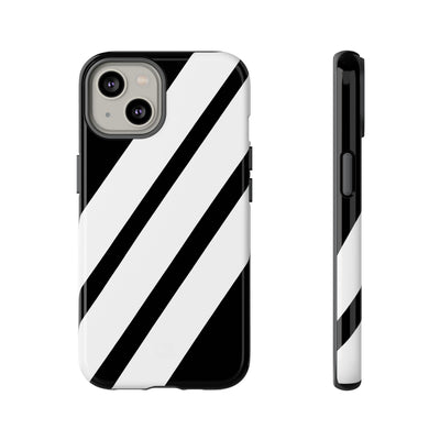 Obsidian White Bars · Tough Telefoncover for iPhone