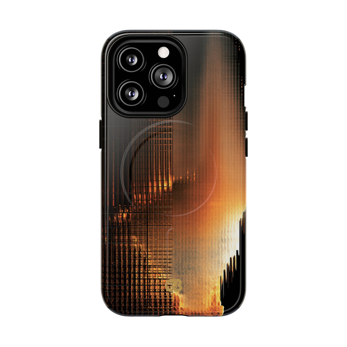 Luminous Grid · Tough 2.0 Magnetic Phone Case for iPhone · Black