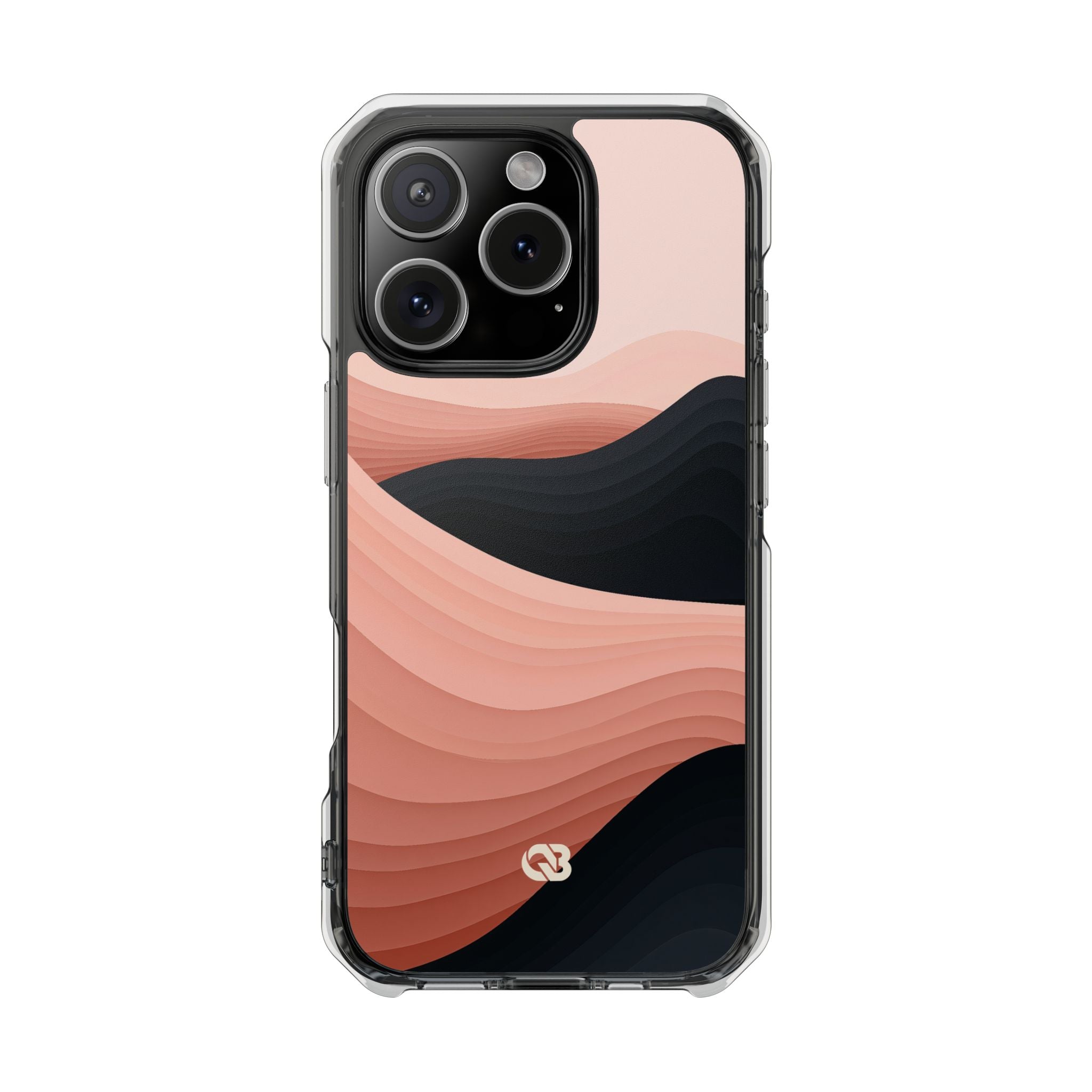 Pink Impact MagSafe Phone Case for iPhone - Dune Shadow Layers