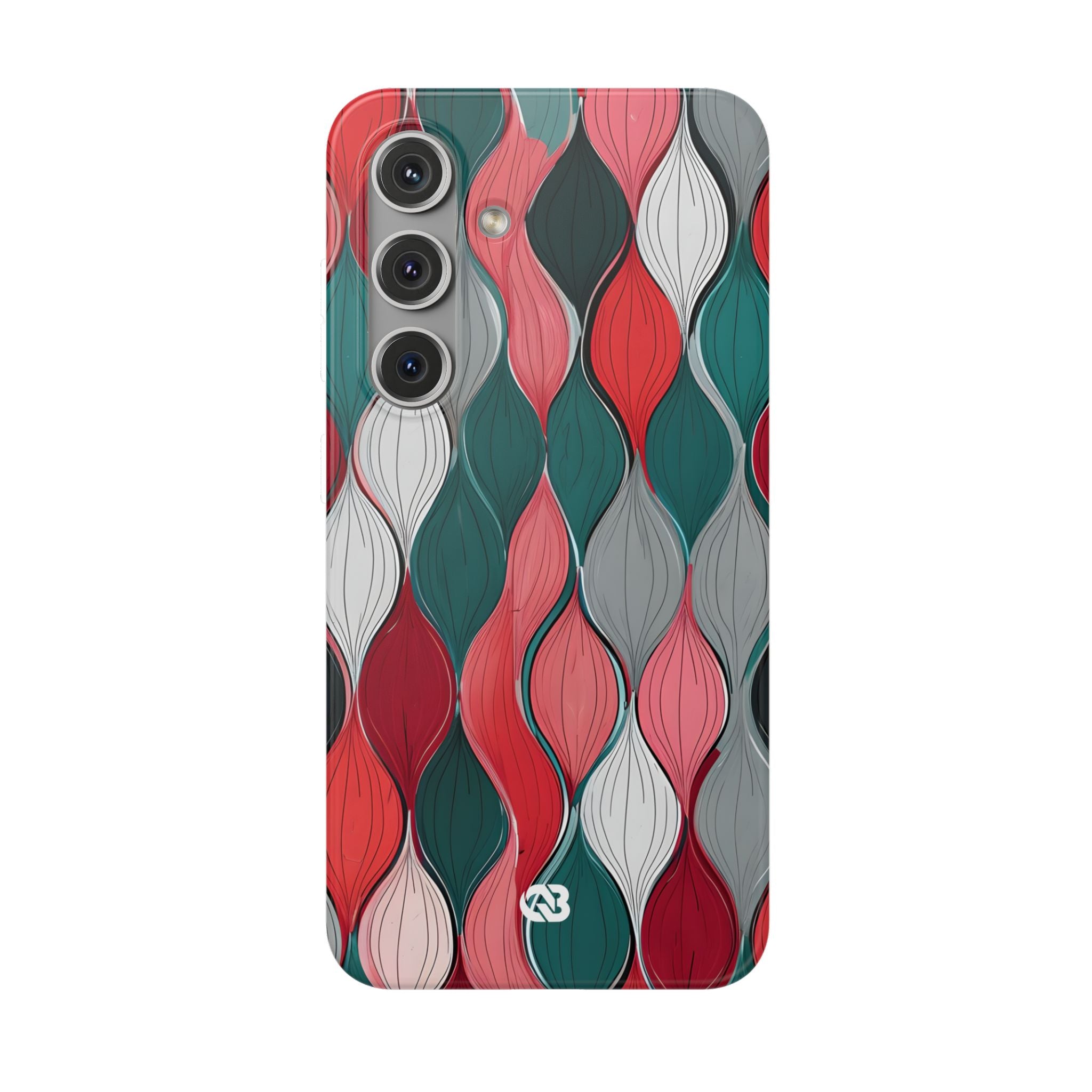 Slate Rose Ripple · Soft Phone Case for Samsung