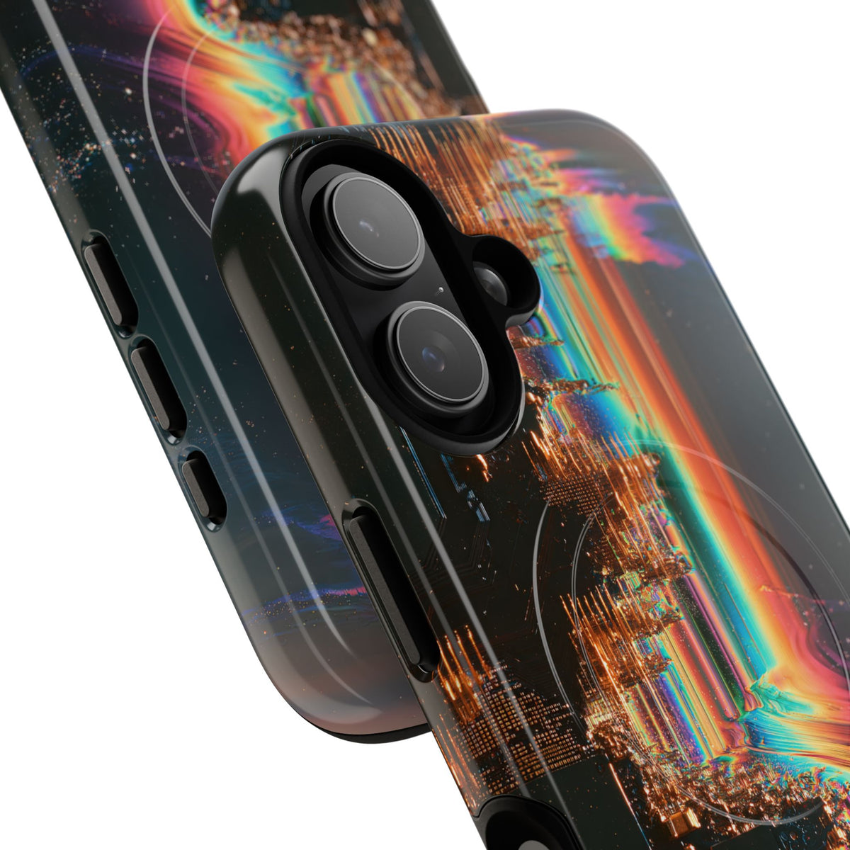 Prismatic Circuit · Tough 2.0 Magnetic Phone Case for iPhone · Black