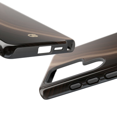 Brown Tough Phone Case for Samsung - Bronzed Canyon Relief