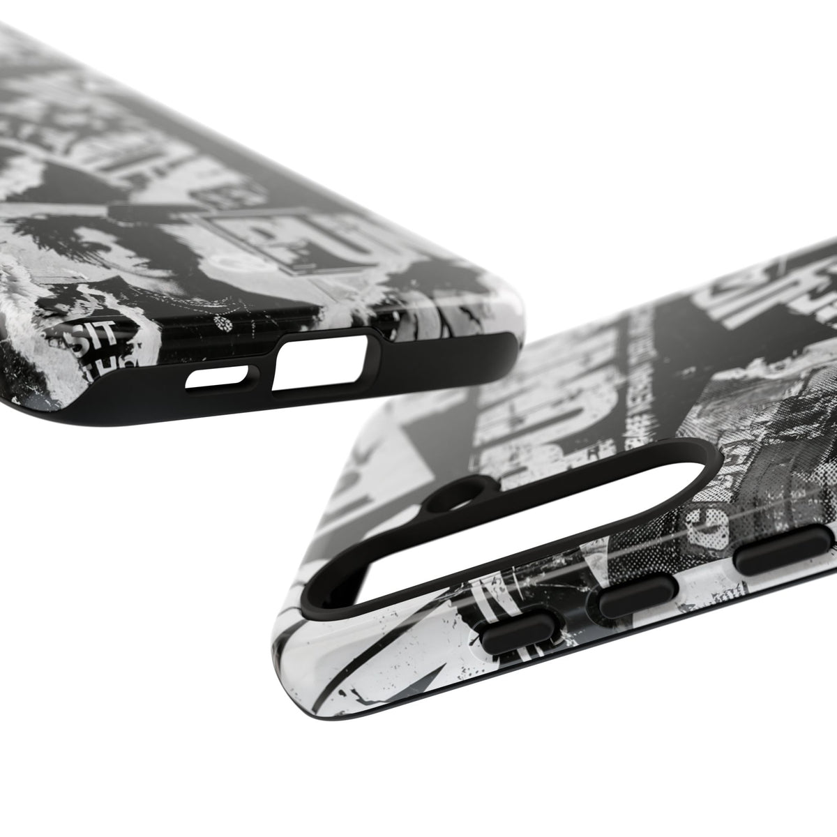 Underground Punk Collage · Tough Phone Case for Samsung · Black