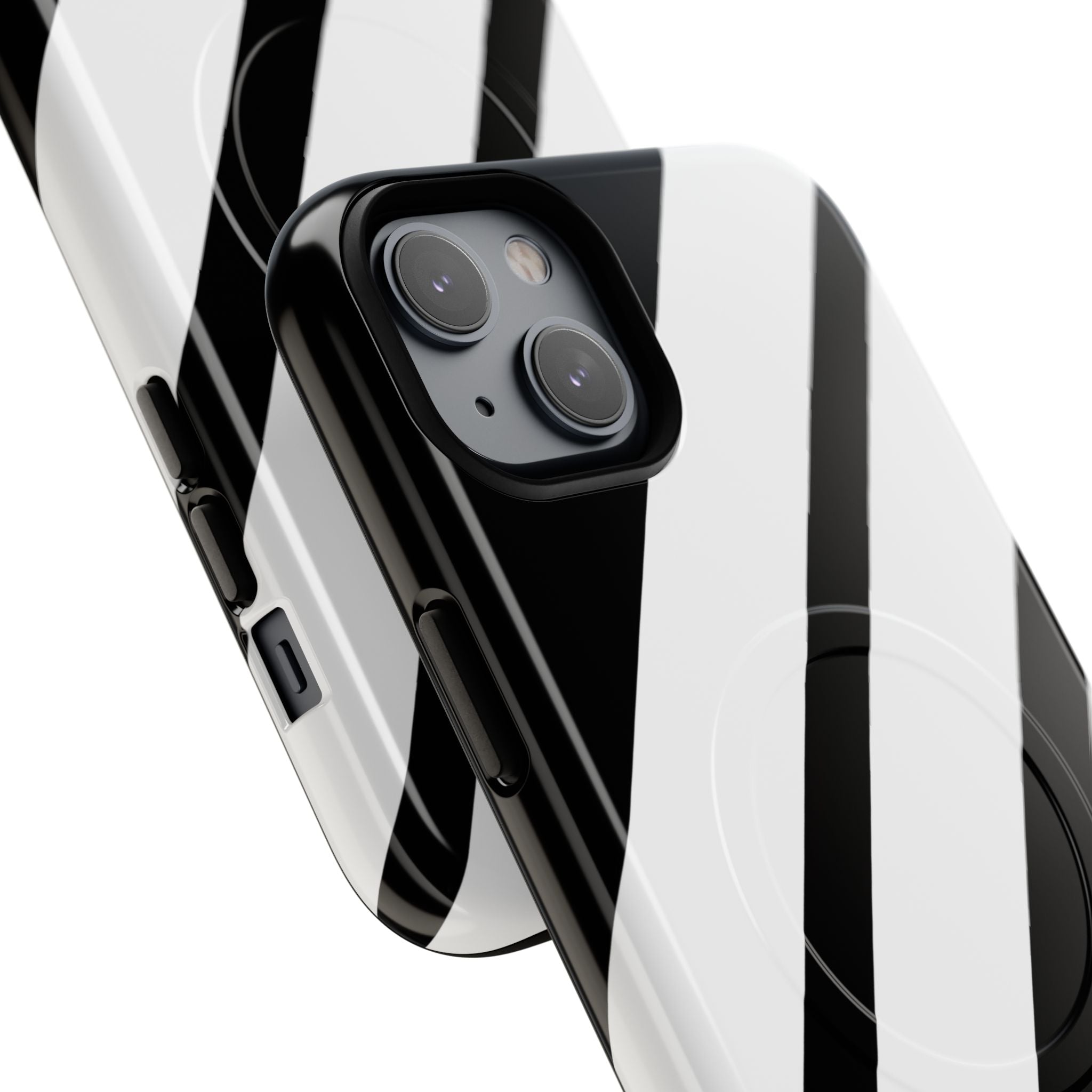Obsidian White Bars · Tough+ Phone Case for iPhone · Magsafe