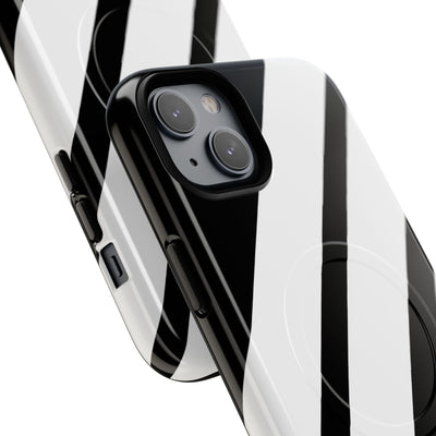 Obsidian White Bars · Tough+ Phone Case for iPhone · Magsafe