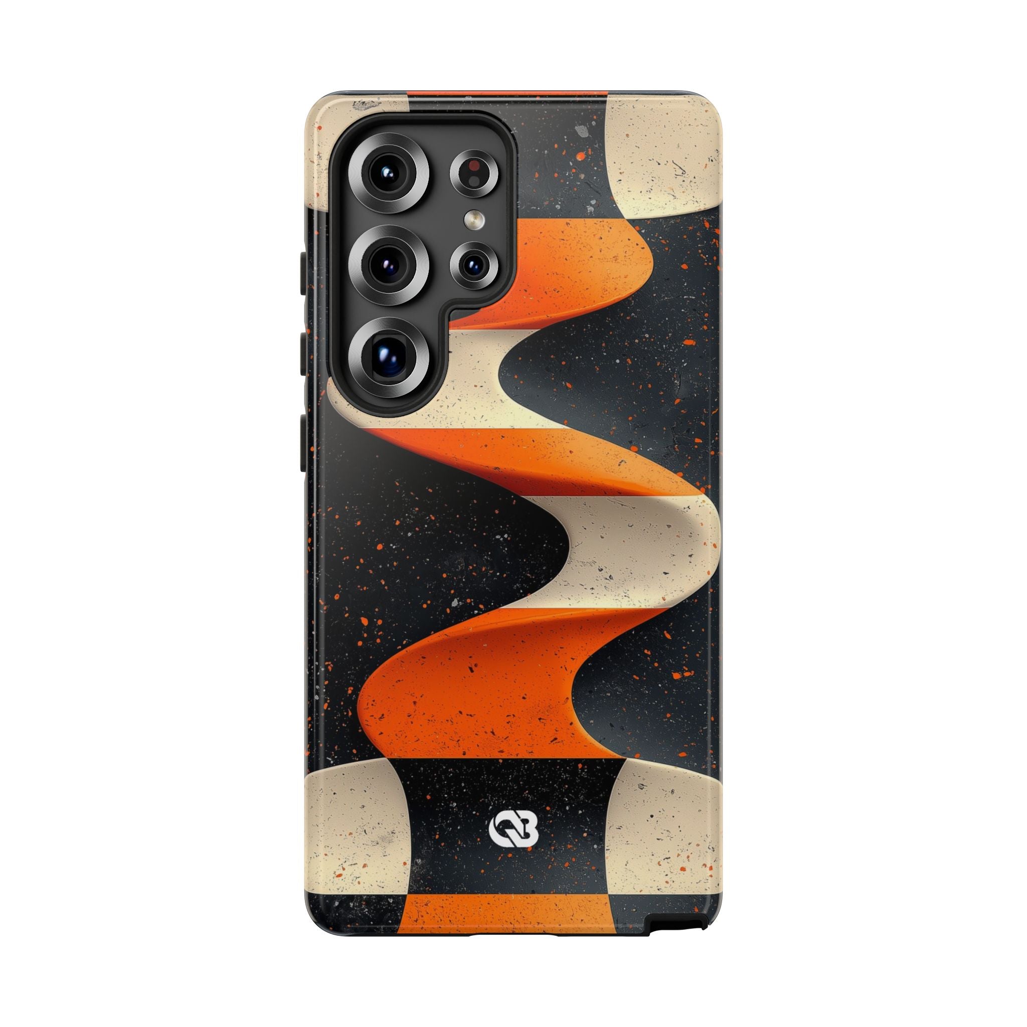 Orange Grit Twist · Tough Phone Case for Samsung