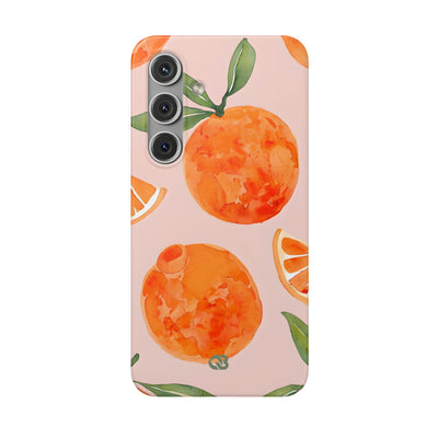 Sunkissed Orange Harvest · Soft Phone Case for Samsung