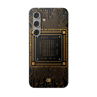 Gold Lite Phone Case for Samsung - Cyber Gold Processor