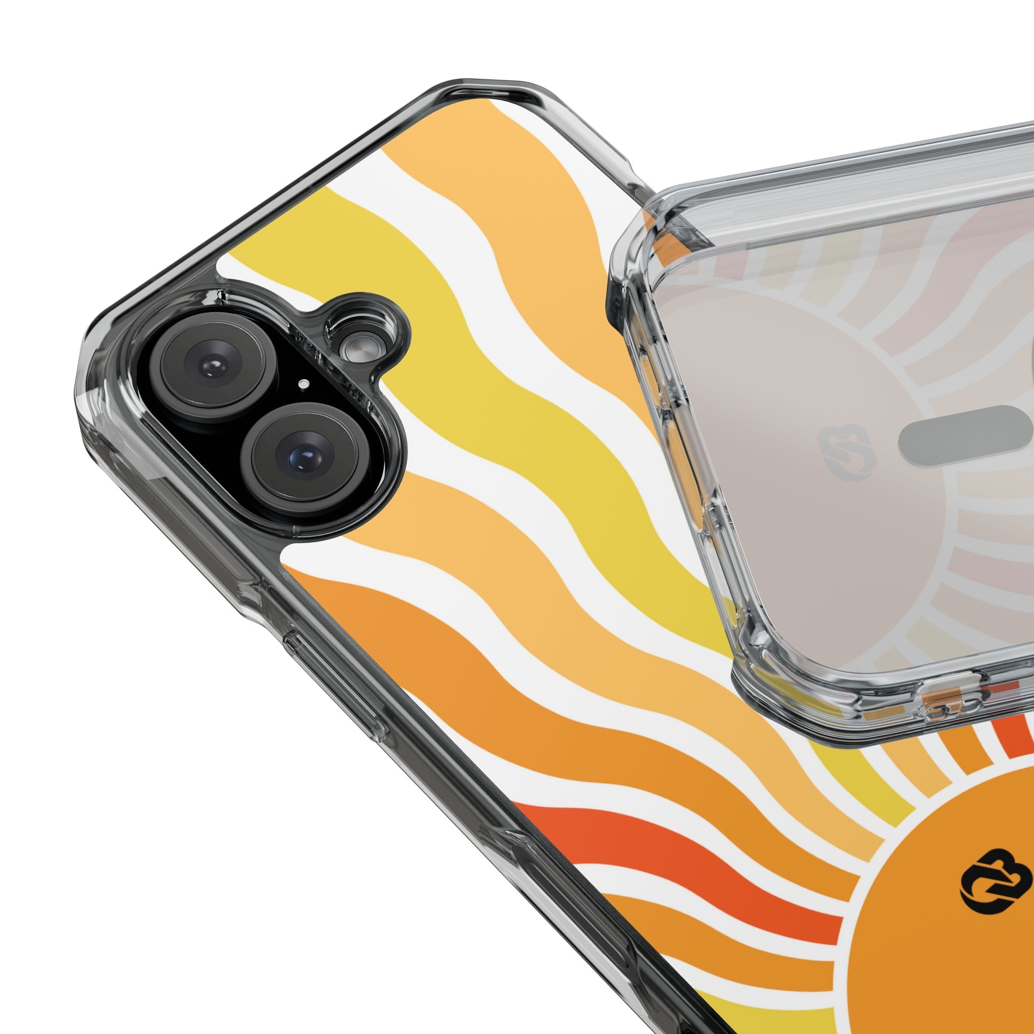 Amber Solar Waves · Impact Phone Case for iPhone · Magsafe