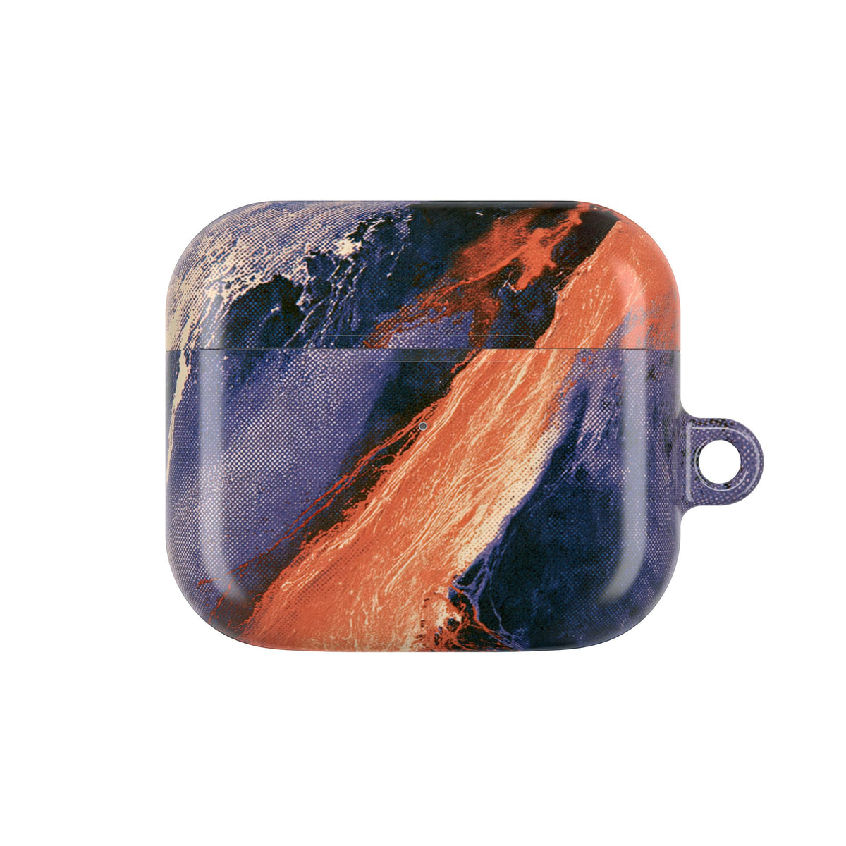 Solar Aura Drift · Hard Case for AirPods & AirPods Pro · Orange