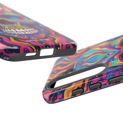 Flaming Skull Samsung S25 Plus - Tough suojakotelo