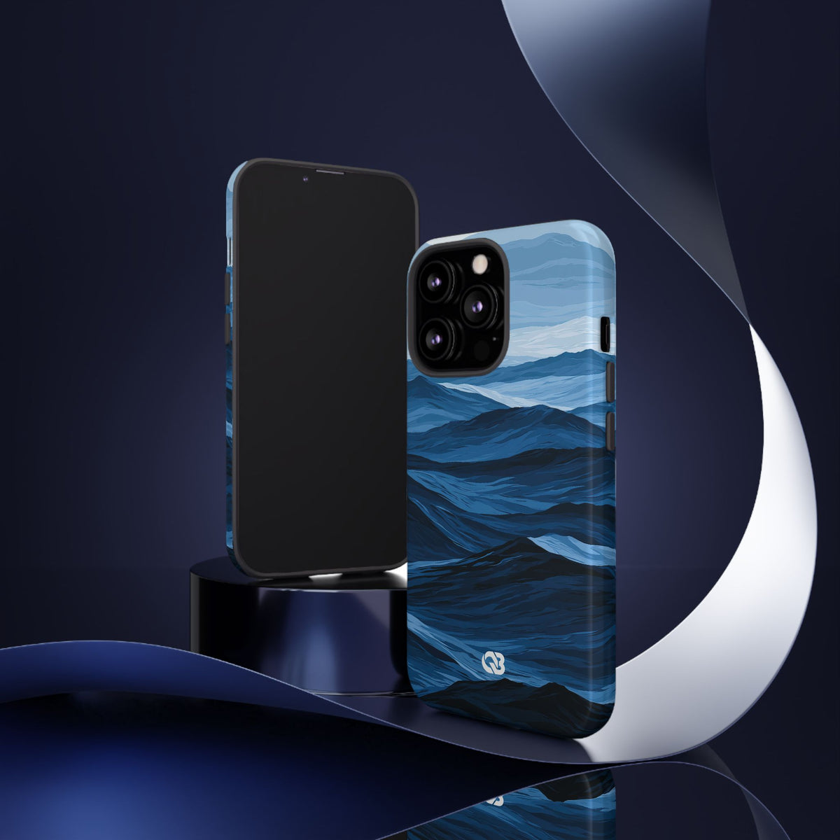 Cerulean Ridges · Tough Phone Case for iPhone · Blue