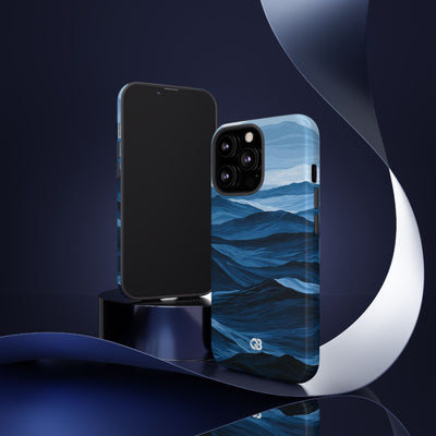 Cerulean Ridges · Tough Phone Case for iPhone · Blue