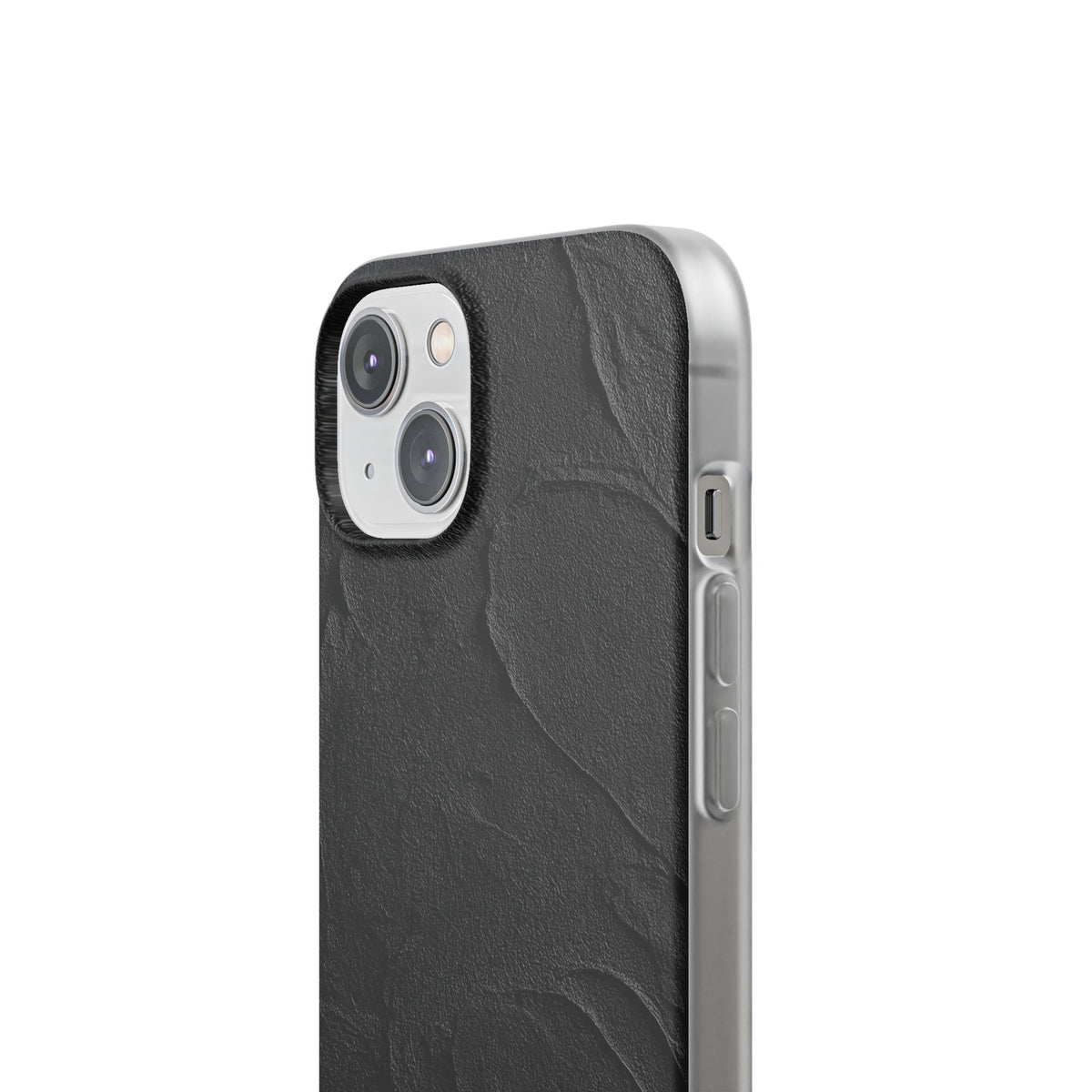 Obsidian Stucco Relief · Lite Phone Case for iPhone ·  Black