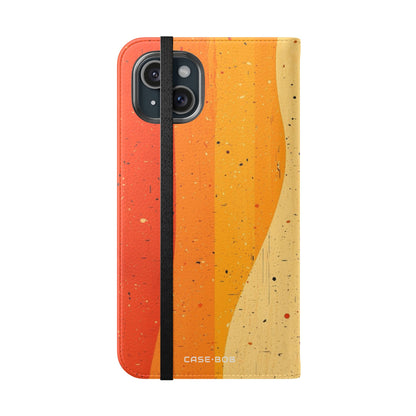 Wavy Spectrum - iPhone 15 Plus Case - Wallet