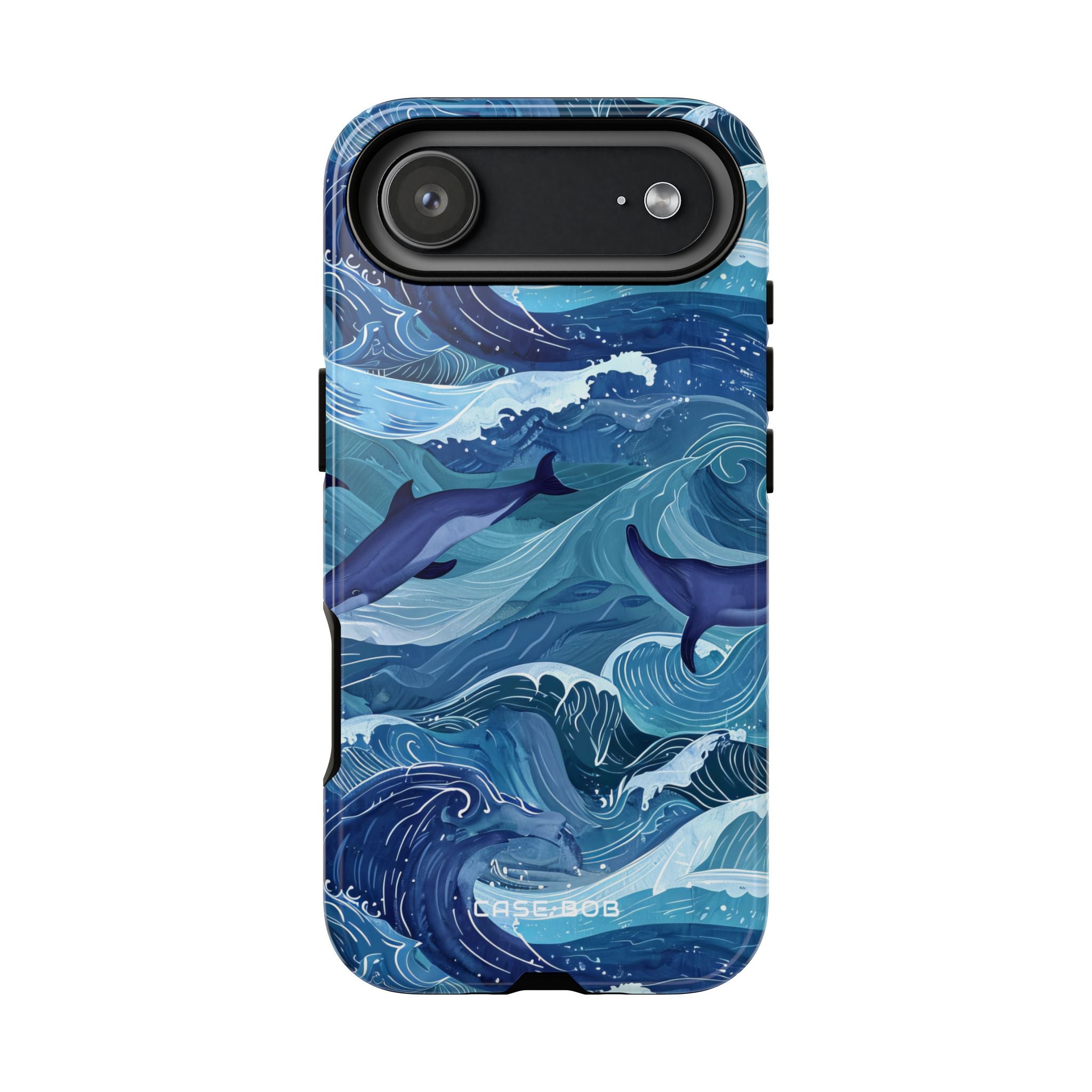 Dolphin Waves iPhone 17 Air Case - Tough - CASE•BOB