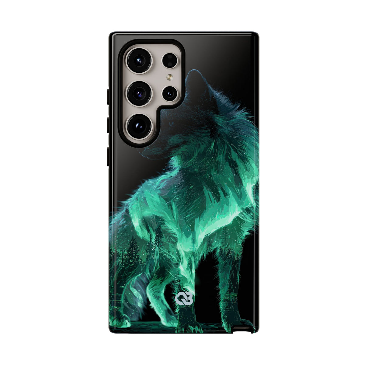 Nordic Aurora Fox · Tough Phone Case for Samsung · Teal