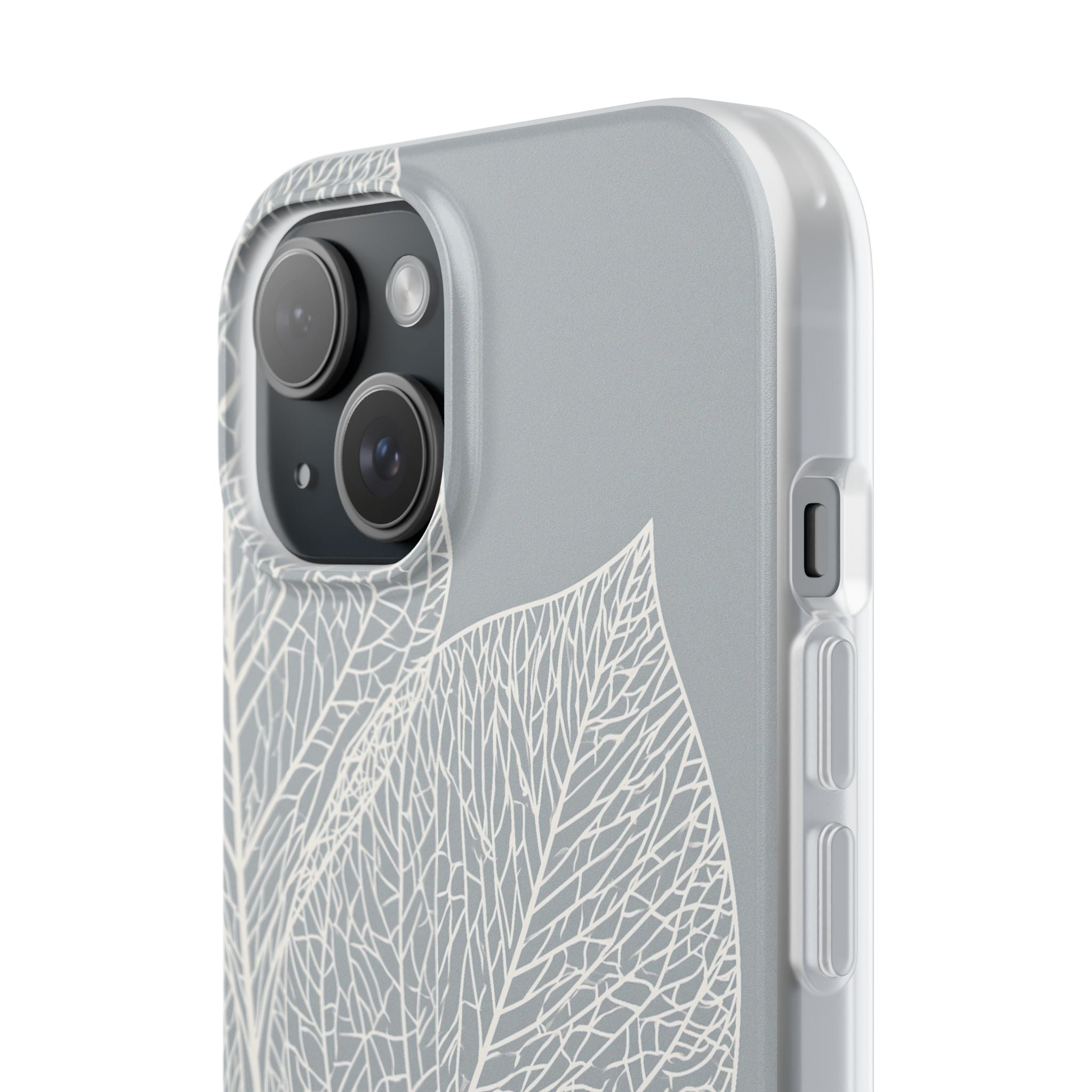 Grey Lite Phone Case for iPhone - Frosted Ash Veins