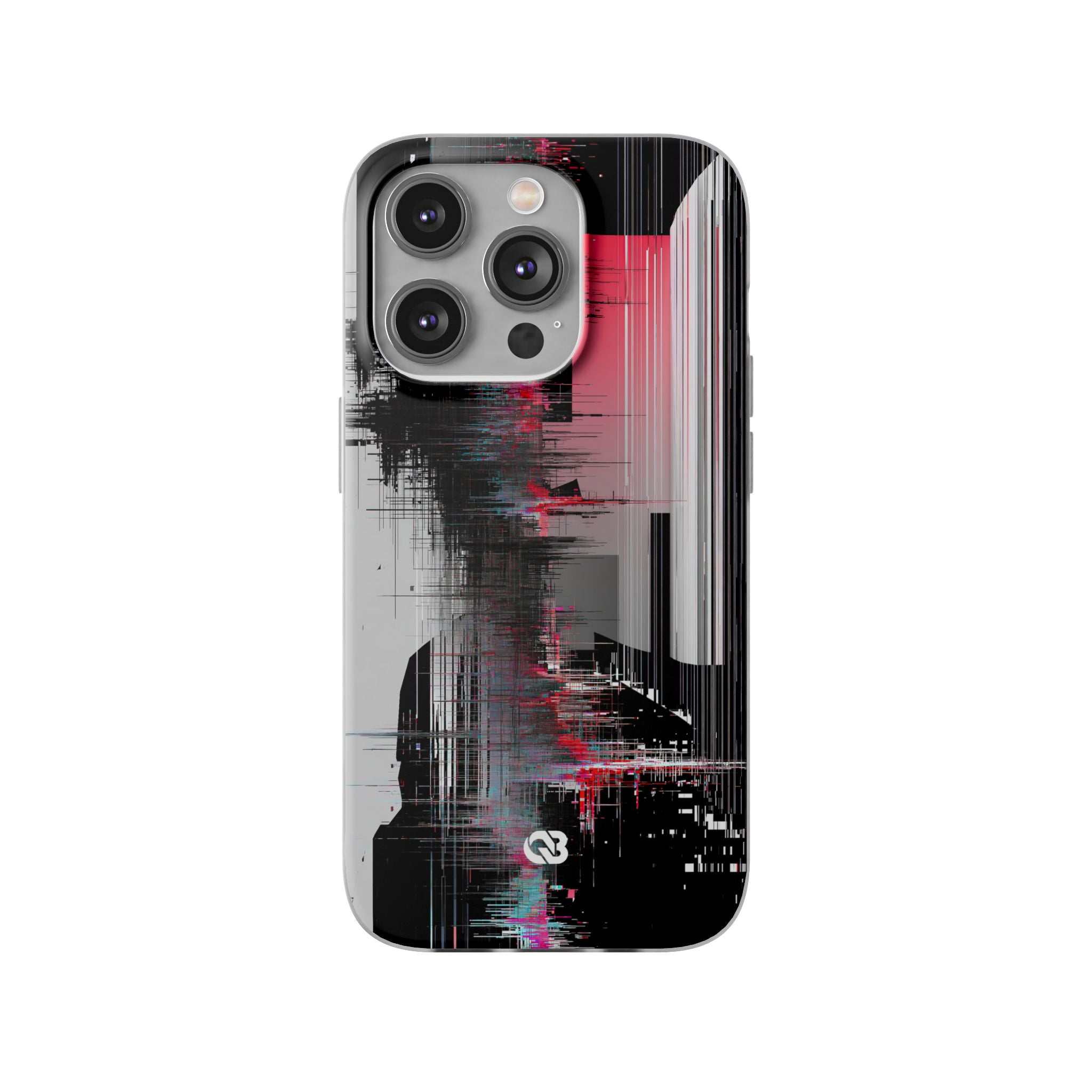 Black Lite Phone Case for iPhone - Crimson Data Leak