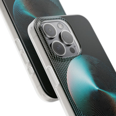 Blue Lite Phone Case for iPhone - Cyan Vector Sphere