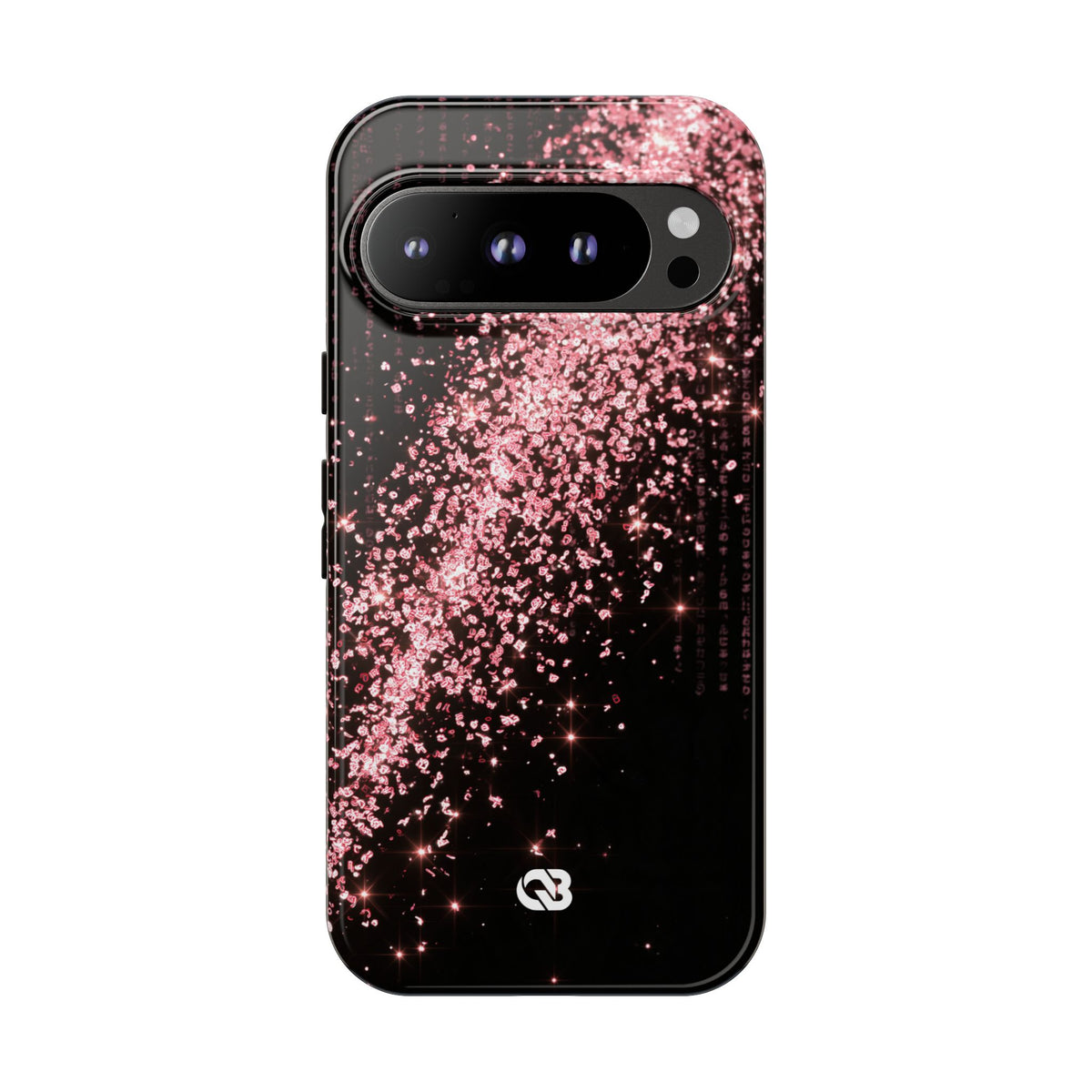 Rose Digital Cascade · Tough Phone Case for Pixel ·  Pink