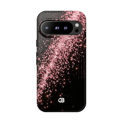 Rose Digital Cascade · Tough Phone Case for Pixel ·  Pink
